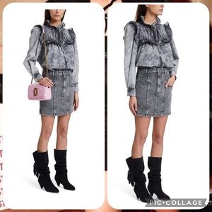 Isabel Marant Gray Mini Skirt